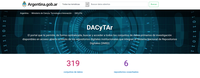 DACyTAr, el portal de datos abiertos del Mincyt