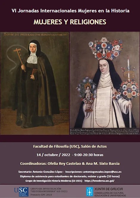 Cartel VI Jornadas Mujeres en la Historia.webp