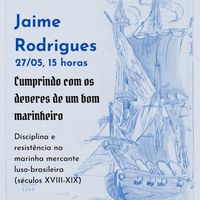 Conferencia: Cumprindo os deveres de um bom marinheiro de Jaime Rodrigues